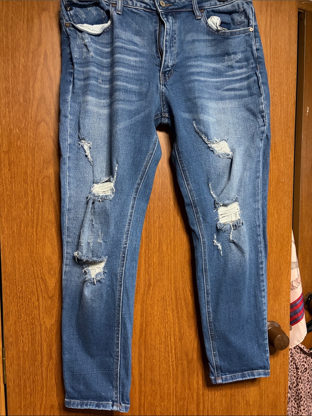 KanCan Medium Blue Distressed Skinny Jeans